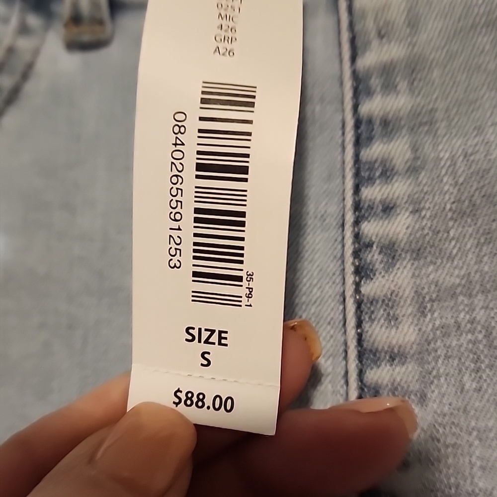 Anna & Ava NWT Light Blue WIDE Leg Jeans with Sparkle Detail - Picture 4 of 9